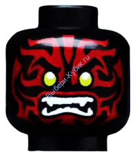 Деталь Лего Голова Минифигурки Цвет Черный