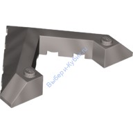 Деталь Лего Клин 6 х 8 Заостренный Вырез Цвет Перламутрово-Светло-Серый