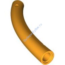 Деталь Лего Хвост / Шея Динозавра Средняя Часть С Отверстием Для Стержня Цвет Ярко-Светло-Оранжевый