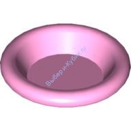 Деталь Лего Блюдо 3 х 3 Цвет Ярко-Розовый