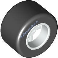 Деталь Лего Диск 8Мм D X 9Мм Круглое Отверстие Для Дисков С Пин Держателем С Шиной Гладкой Малой Широкой Цвет Белый