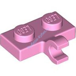 Деталь Лего Пластина 1 х 2 С Горизонтальной Защелкой На Стороне Цвет Ярко-Розовый