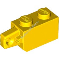 Деталь Лего Петля Кубик 1 х 2 Цвет Желтый