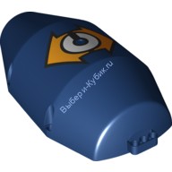 Деталь Лего Техник Миксер Бетономешалки Половина 6.5 x 13 x 26 Цвет Темно-Синий