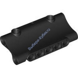 Деталь Лего Техник Панель Изогнутая 7 х 3 Цвет Черный