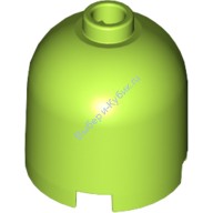 Деталь Лего Кубик Круглый 2 х 2 х 1 2/3 Верх Купола - Блокированный Открытый Штырек Цвет Лайм