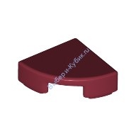 Деталь Лего Плитка Круглая 1 х 1 Четверть Цвет Темно-Красный
