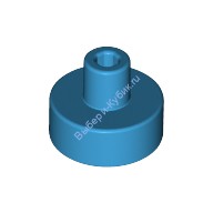 Деталь Лего Плитка Круглая 1 х 1 С Держателем Цвет Темно-Лазурный