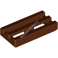 Деталь Лего Плитка Модифицированная 1 х 2 Решетка Цвет Коричневый