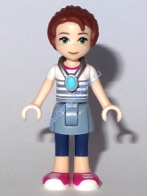 Emily Jones, Sand Blue Skirt, Calf Length Leggings, Amulet (41188)