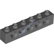 Деталь Лего Техник Кубик 1 х 6 С Отверстиями Цвет Темно-Серый