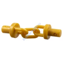 Деталь Лего Цепь 2L С Планками Цвет Перламутрово-Золотой