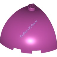 Деталь Лего Кубик Круглый Угол 3 х 3 х 2 Верх Купола Цвет Маджента