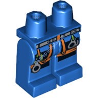 Деталь Лего Ноги С Рисунком Цвет Синий