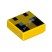 Деталь Лего Плитка 1 х 1 С Рисунком Пиксельный Узор Цвет Желтый