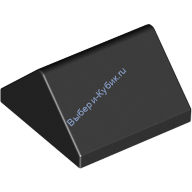 Деталь Лего Скос 45 2 x 2 Двойной Цвет Черный