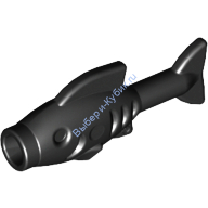 Деталь Лего Рыба Цвет Черный