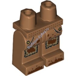 Деталь Лего Ноги С Рисунком Цвет Карамельный