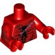 Деталь Лего Торс С Рисунком Цвет Красный