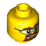 Деталь Лего Голова Минифигурки Цвет Желтый