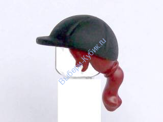 Деталь Лего Шляпа С Рисунком Цвет Темно-Красный