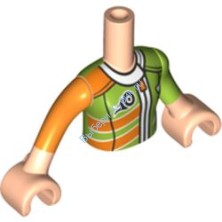 Деталь Лего Торс Мини Долл Френдс С Рисунком Цвет Светло-Телесный