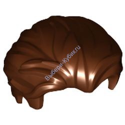 Деталь Лего Парик Цвет Коричневый