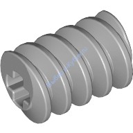 Деталь Аналог Совместимый С Лего Техник Червячная Шестерня Длинная Цвет Светло-Серый