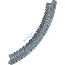 Деталь Лего Техник Зубчатая Рейка 11 х 11 Изогнутая Цвет Песочно-Голубой