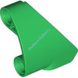 Деталь Лего Техник Панель # 9 3 x 3 Левая Цвет Зеленый