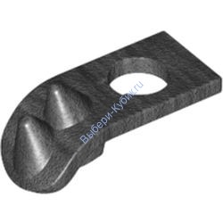 Деталь Лего Наплечник С Шипами Сверху Цвет Перламутрово-Темно-Серый