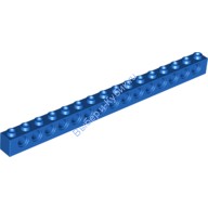 Деталь Лего Техник Кубик 1 х 16 С Отверстиями Цвет Синий