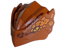 Деталь Лего Голова Дракона Цвет Темно-Оранжевый