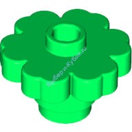 Деталь Лего Цветок 2 x 2 Круглый Открытый Штырек Цвет Умеренно-Зеленый