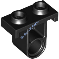 Деталь Лего Техник Пин Коннектор Пластина С Одним Отверстием Цвет Черный