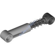 Деталь Лего Техник Амортизатор 6.5L Полностью Собранный - Жесткость Низкая Цвет Светло-Серый