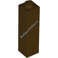 Деталь Лего Кубик 1 х 1 х 3 Цвет Темно-Коричневый