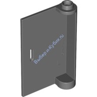 Деталь Лего Дверь 1 х 3 х 4 Левая Цвет Темно-Серый