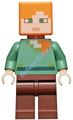 Минифигурка Лего Майнкрафт  Алекс