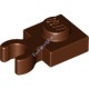 Деталь Лего Пластина 1 х 1 С Вертикальной Клипсой Цвет Коричневый