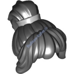 Деталь Лего Парик Женский Цвет Черный