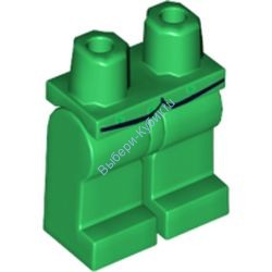 Деталь Лего Ноги С Рисунком Цвет Зеленый