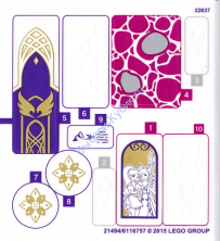 Наклейки К Набору Лего 41078 - (21494/6116757)