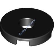 Деталь Лего Плитка Круглая 2 х 2 С Отверстием Цвет Черный