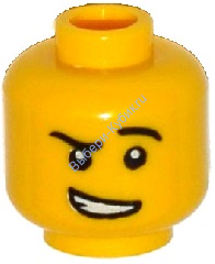 Деталь Лего Голова Минифигурки Цвет Желтый
