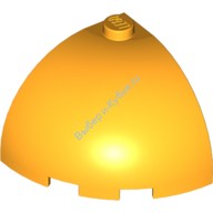 Деталь Лего Кубик Круглый Угол 3 х 3 х 2 Верх Купола Цвет Ярко-Светло-Оранжевый