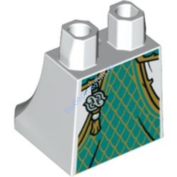 Деталь Лего Ноги Юбка С Рисунком Цвет Белый