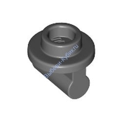 Деталь Лего Пластина Круглая 1 х 1 С Ручкой Цвет Темно-Серый