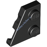 Деталь Лего Пластина Клин 2 х 2 Левая Цвет Черный