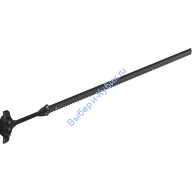 Деталь Лего Гибкий Шнур с Толстой Ручкой Цвет Черный